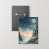Moonlit Celestial Castle Button (Vorderseite/Rückseite)