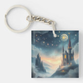 Moonlit Celestial Castle Schlüsselanhänger (Vorderseite)