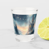 Moonlit Celestial Castle Schnapsglas (Vorderseite)