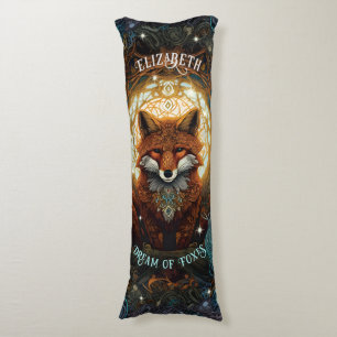 Moonlit Celtic Fox Personalised Nature Lover Fox Seitenschläferkissen