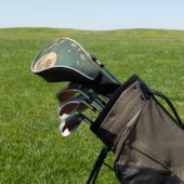 Moonlit Cherry Blossom Serenity Golf Headcover (In SItu)