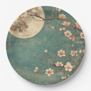 Moonlit Cherry Blossom Serenity Pappteller