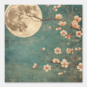 Moonlit Cherry Blossom Serenity Tapete
