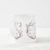 Moonlit Cherry Blossoms - Elegant Mattglastasse (Vorderseite Links)