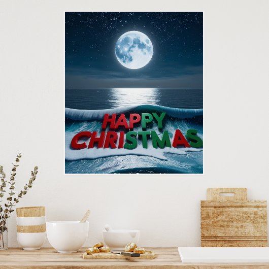Moonlit Christmas Poster (Küche)