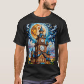 Moonlit Clocktower Mosaik Dream T-Shirt (Vorderseite)