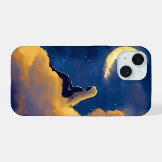 Moonlit Clouds iPhone 15 Case iPhone 15 Hülle (Rückseite (Horizontal))
