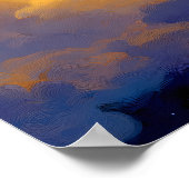 Moonlit Clouds Poster 16x24 Dreamy Wall Art (Ecke)