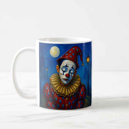 Moonlit Clown Kaffeetasse (Links)