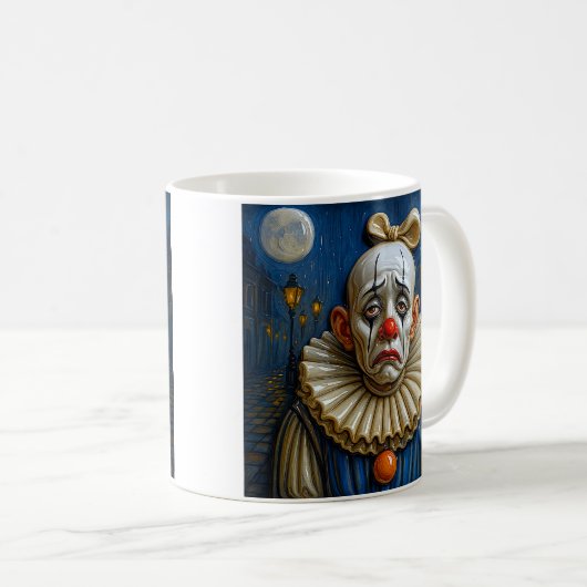 Moonlit Clown Kaffeetasse (VorderseiteRechts)
