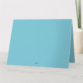 Moonlit Coastal Porch mit Hund & Ocean View Dankeskarte (Rückseite)