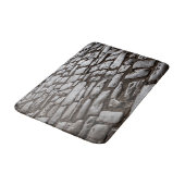 Moonlit Cobblestones Badematte (Schrägansicht)