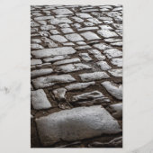 Moonlit Cobblestones Briefpapier (Vorderseite)