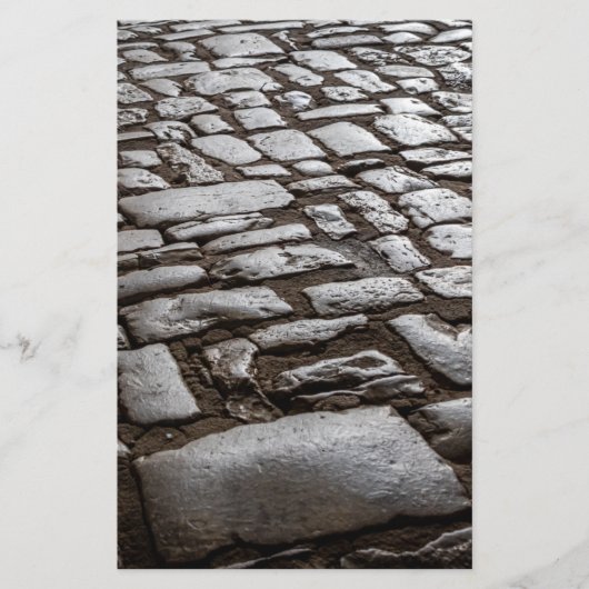 Moonlit Cobblestones Briefpapier (Vorderseite)