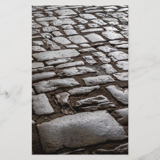 Moonlit Cobblestones Briefpapier (Vorderseite)