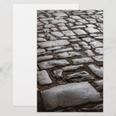 Moonlit Cobblestones Briefpapier (Vorne/Hinten)