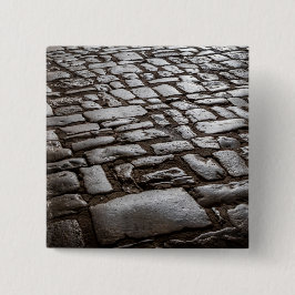 Moonlit Cobblestones Button