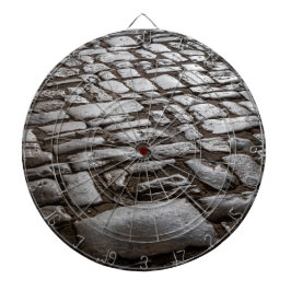 Moonlit Cobblestones Dartscheibe