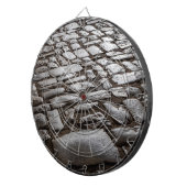 Moonlit Cobblestones Dartscheibe (Vorderseite rechts)