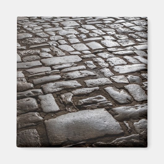 Moonlit Cobblestones Magnet (Vorne)