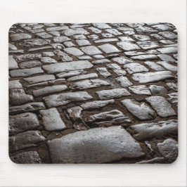 Moonlit Cobblestones Mousepad