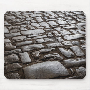 Moonlit Cobblestones Mousepad