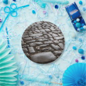 Moonlit Cobblestones Pappteller (Party)