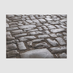 Moonlit Cobblestones Seidenpapier