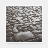 Moonlit Cobblestones Serviette (Vorderseite)