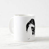 Moonlit Corgi Mischief Kaffeetasse (Vorderseite Links)