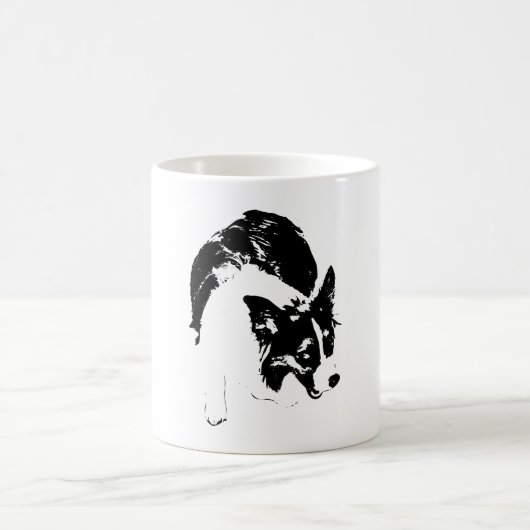 Moonlit Corgi Mischief Kaffeetasse (Mittel)