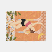 Moonlit Dance Fleecedecke (Vorderseite (Horizontal))