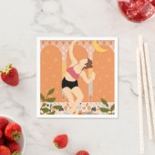 Moonlit Dance Serviette (Beispiel)