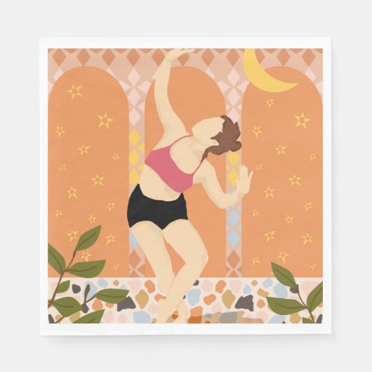 Moonlit Dance Serviette (Vorderseite)