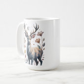 Moonlit Deer Glow Kaffeetasse (Vorderseite Links)