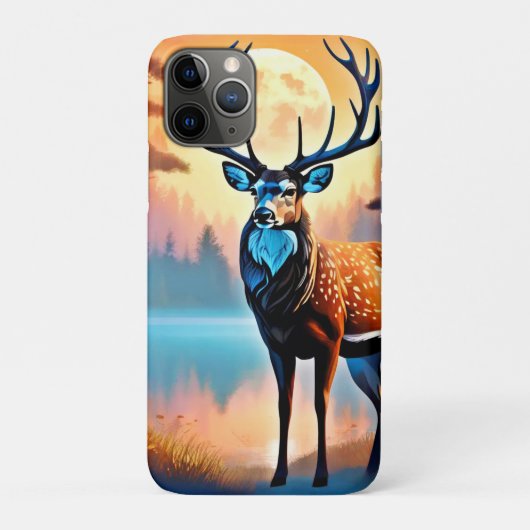 Moonlit Deer Stance Case-Mate iPhone Hülle (Rückseite)