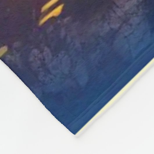 Moonlit Deer Stance Fleecedecke (Ecke)