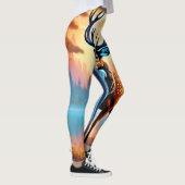 Moonlit Deer Stance Leggings (Rechts)