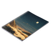 Moonlit Desk Starry Night Notebook Notizblock (Linke Seite)