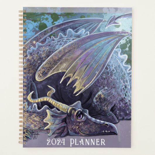 Moonlit Dragon Art Planer (Vorderseite)