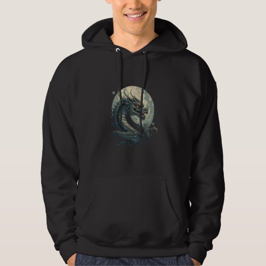 Moonlit Dragon - Moon Dragon Hoodie (Vorderseite)
