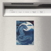 Moonlit Dragon of Fuji Magnet (In Situ (Geschirrspüler))