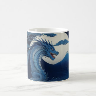 Moonlit Dragon of Fuji Mug Kaffeetasse