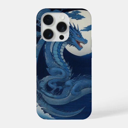 Moonlit Dragon of Fuji Phone Case iPhone Hülle (Rückseite)