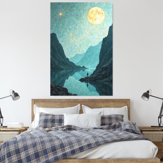 Moonlit Dream Leinwanddruck (Insitu (Schlafzimmer))