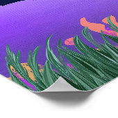 Moonlit Dreamer Girl Poster  (Ecke)