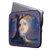 Moonlit Dreamer - Serene Night Sky Laptopschutzhülle (Vorderseite Links)