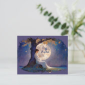 Moonlit Dreamer - Serene Night Sky Postkarte (Stehend Vorderseite)