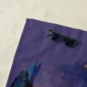 Moonlit Dreamer - Serene Night Sky Strandtuch (Beispiel)