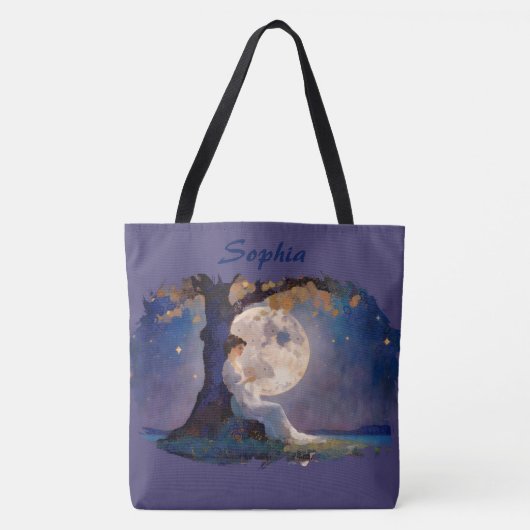 Moonlit Dreamer - Serene Night Sky Tasche (Vorderseite)